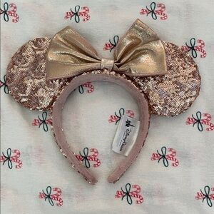 Rose Gold Sequin Mickey Ears